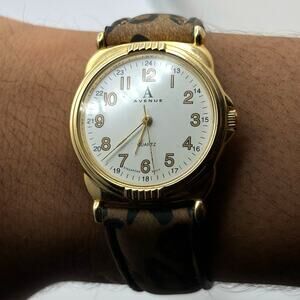 Gold Cheetah Avenue Men's Watch